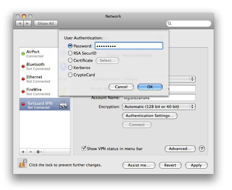 Mac Os X Lion Vpn Setup