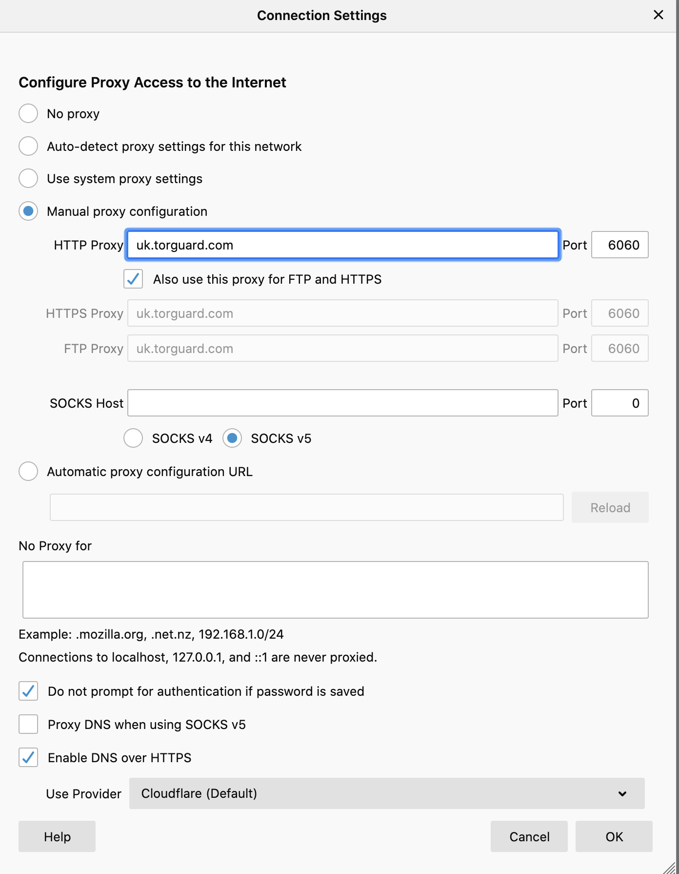 where are proxy settings for firefox os x