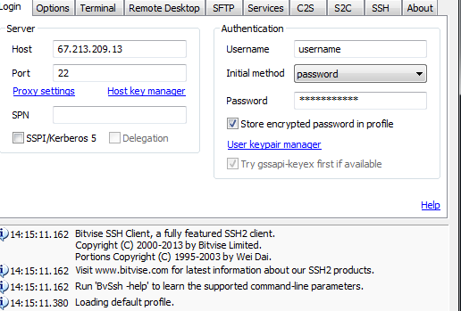 How To Setup An Ssh Tunnel With Torguard Bitvise Knowledgebase